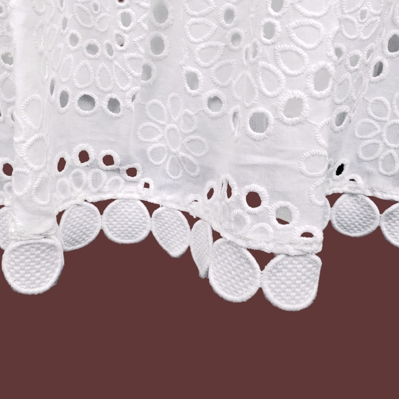 Lilly Pulitzer Womens Maxina White Eyelet Mini Dress Size 2 NWT - Picture 5 of 8